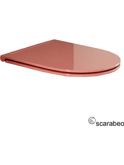 Scarabeo Glam 5201 Καπάκι Λεκάνης D-Shape Slim Soft Close Peach Glossy 502-5535BS-820