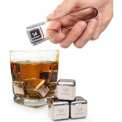 Wozinsky metal ice cubes to cool drinks, drinks (WIC-S01) - OUTLET