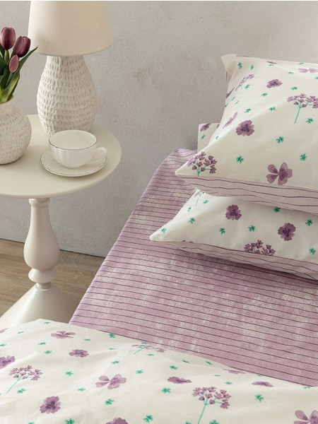 Palamaiki Ζεύγος Μαξιλαροθήκες Fashion Life 52x72 FL6313 Ροζ