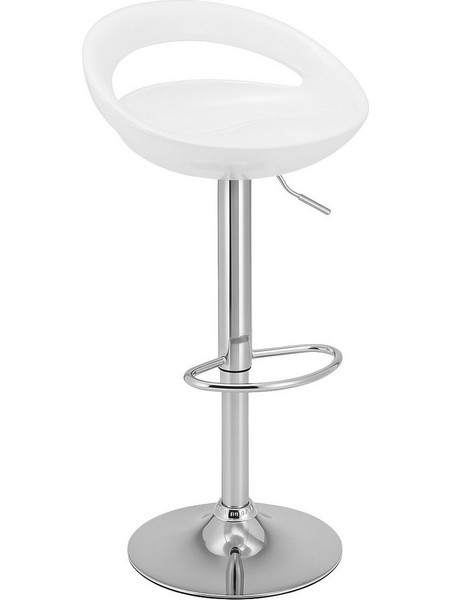 Σκαμπό Μπαρ Kolby Λευκό 43x31x67