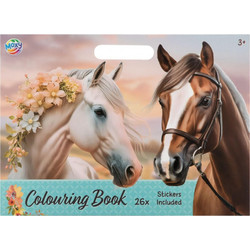 Horses Flower Ζωγραφικής και Σετ Αυτοκόλλητων