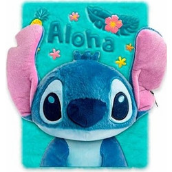 Kids Licensing Λούτρινο 3D Ημερολόγιο Disney Stitch Α5 Με Κλειδαριά - ST00117