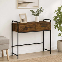 Τραπέζι κονσόλας Καπνισμένο Ξύλο Δρυός 90 x 33 x 80,5 εκ 8013976