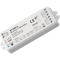 EUROLAMP DMX512 MASTER ''WT-DMX-S'' ΜΟΝΟΧΡΩΝΟ/CCT/RGB/RGBW/RGB+CCT 12-36VDC/1-5CH