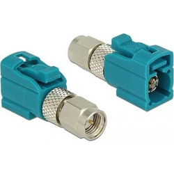 DeLock Μετατροπέας SMA male σε SMA female Χρυσό 1τμχ 89639