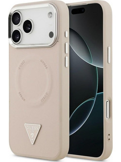 Guess Triangle Logo MagSafe θήκη Pink (iPhone 18 Pro Max / 17 Pro Max)