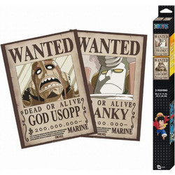 Abysse One Piece Usopp & Franky Σετ 2 Αφίσες 52x38