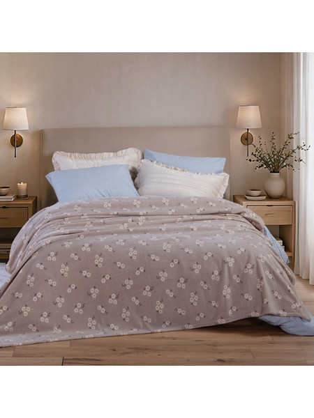 Κουβέρτα Fleece Judith Grey 240x220 Nef Nef Homeware