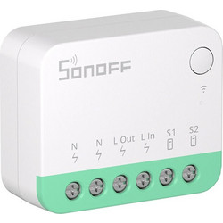 SONOFF smart διακόπτης MINIR4M, 2 κανάλια, Wi-Fi, 10A, λευκός
