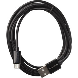 Καλώδιο σύνδεσης Leki Orange Concept USB σε Micro-USB Μαύρο 2m
