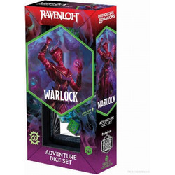 Dungeons & Dragons: Dice Set - Adventure Dice - Warlock: Purple / Green