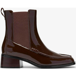 Clarks Moseley Up Γυναικεία Μποτάκια Λουστρίνι Μπορντό 26327224