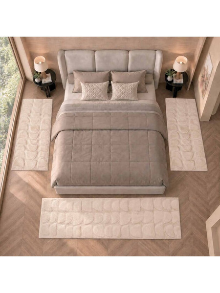 Σετ Χαλί κρεβατοκάμαρας 2τεμ 70*140 + Χαλί 70*200 - Nest Camel - Liolios Home