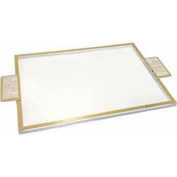 Δίσκος Plexiglass με Χρυσό και Φίλντισι Χερούλια