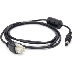 ZEBRA DC LINE CORD FOR CONNECTING A LEVEL VI POWER SUPPLY PWR-BGA12V50W0WW TO MOBILE COMPUTING (MCD) SINGLE SLOT CRADLES OR BATTERY CHARGERS. - Part Number: CBL-DC-388A1-01