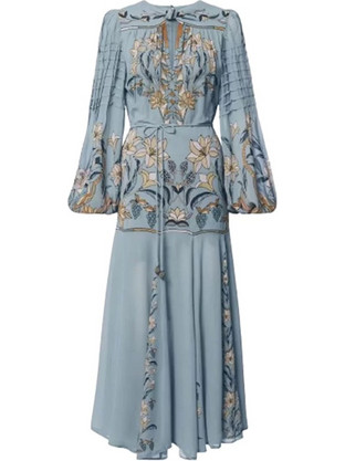 Farm Rio Stained Glass Beauty Φόρεμα 368982-26083-STAINED SOFT BLUE