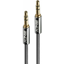 Lindy Καλώδιο Ήχου 3.5mm male - 3.5mm male Μαύρο 1m 35321