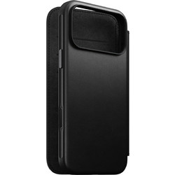 Nomad Modern Leather Folio Book Cover με MagSafe Black (iPhone 18 Pro Max / 17 Pro Max)