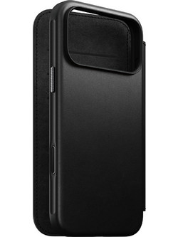 Nomad Modern Leather Folio Book Cover με MagSafe Black (iPhone 18 Pro Max / 17 Pro Max)