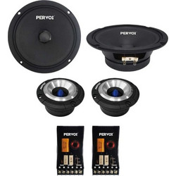 PerVoi CTC-6589 Σετ Ηχεία Αυτοκινήτου Διαιρούμενα 6.5" 2 Δρόμων