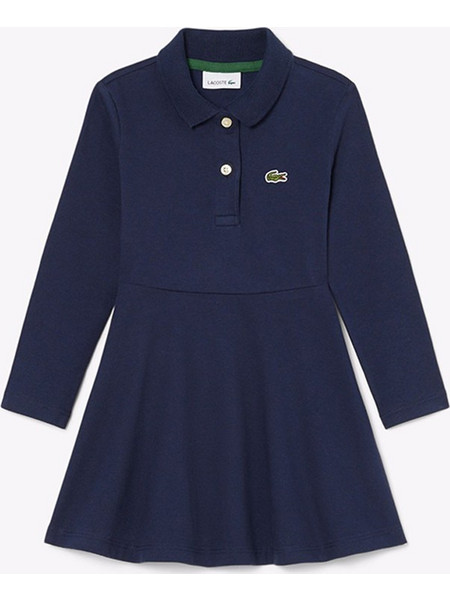 Lacoste Παιδικό Φόρεμα Σκούρο Μπλε 3EJ2760-166