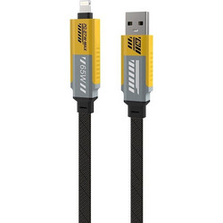KouVolsen X161 4in1 Καλώδιο 65w USB-A σε Type-C / Lightning Γρήγορη Φόρτιση 1m - Μαύρο
