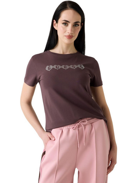 Guess Γυναικείο T-Shirt V6YI08K4689-A154 Καφε