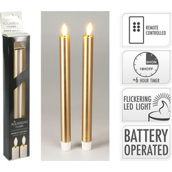 Σετ 2 σπερματσέτα LED, χρυσά 25cm CA522 - Homeguru - CA522