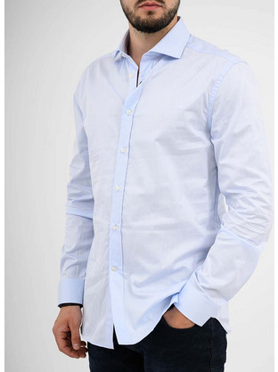 CC CORNELIANI SHIRT 28PX23-2A61625-009 SkyBlue