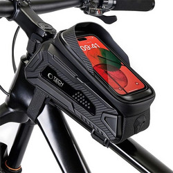 Tech-Protect V2 Bike Bag with Phone Space 1.2L Black