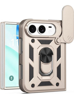 Techsuit CamShield Series Θήκη Gold (iPhone Duo)