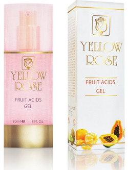 Yellow Rose Fruit Acids Gel Μανδελικό Peeling Προσώπου 30ml