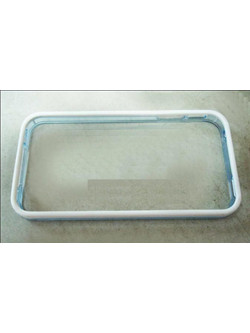 Vser Protective Bumper Frame Case - Θήκη Πλαισίου για iPhone 4Gs - Λεύκη / Διαφανής