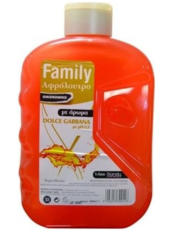 Miss Sandy Family Dolce Gabbana Αφρόλουτρο σε Gel 2lt