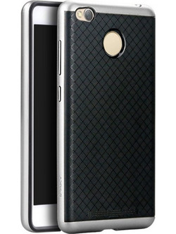 Ipaky Θήκη Hybrid Xiaomi Redmi 3S/3 Pro - Black/Silver (9319)