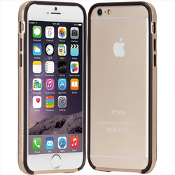 Θήκη Case-mate Tough Frame BUMPER για Apple iPhone 6 6S - ΧΡΥΣΟ ΜΑΥΡΟ - CM031473