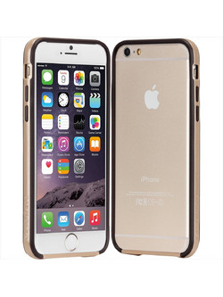 Θήκη Case-mate Tough Frame BUMPER για Apple iPhone 6 6S - ΧΡΥΣΟ ΜΑΥΡΟ - CM031473
