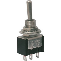 Toggle switch 3pol./3pin (ON)OFF-(ON)