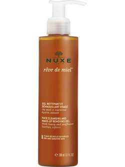 Nuxe Reve de Miel Nettoyant et Demaquillant Gel Ντεμακιγιάζ για Ευαίσθητη & Ξηρή Επιδερμίδα 200ml