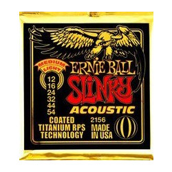 Ernie Ball 2156 Slinky Σετ 6 Χορδές Ακουστικής Κιθάρας Bronze 12-54"