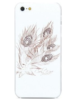 Back Cover Strass για iPhone WHITE 5/5s/SE A190 OEM