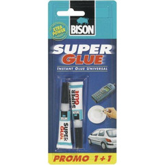 Bison Super Glue Κόλλα στιγμής 3gr 1+1 δώρο CN246306144