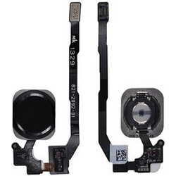 iPhone 5S & SE Κεντρικό Κουμπί Home Button + Flex Cable Black