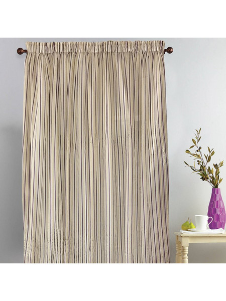 Κουρτίνα 270Χ290 Με Τρέσα Οργάντζα Ριγέ Palatex Daphne Lilac
