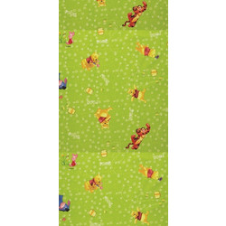 Vasilas Home Παιδική Κουρτίνα με Θηλιές 140x290 Winnie Pooh Sweetcord 46 Green