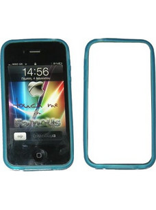 VOLTE-TEL ΘΗΚΗ IPHONE 4G/4S BUMPER TPU ΜΠΛΕ VOLTE-TEL
