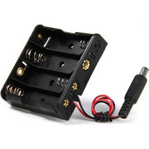 6V 4xAA Battery Holder/Case for Arduino