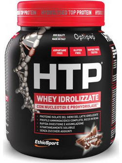 EthicSport HTP Whey Idrolizzate Cacao Πρωτεΐνη Ορού Γάλακτος Γράμμωσης Χωρίς Γλουτένη 750gr