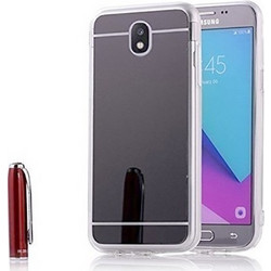 Θήκη Forcell Mirror για Samsung J330 Galaxy J3 (2017) Back Cover Silicone Grey