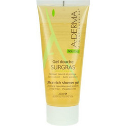 A-Derma Gel Douche Surgras Αφρόλουτρο σε Gel για Ξηρό Δέρμα 200ml